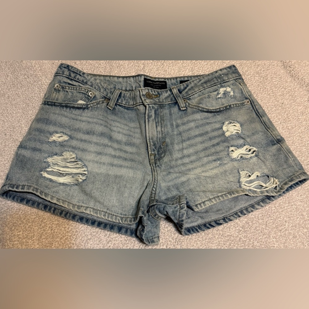 Lucky Brand The Cut Off Denim Shorts